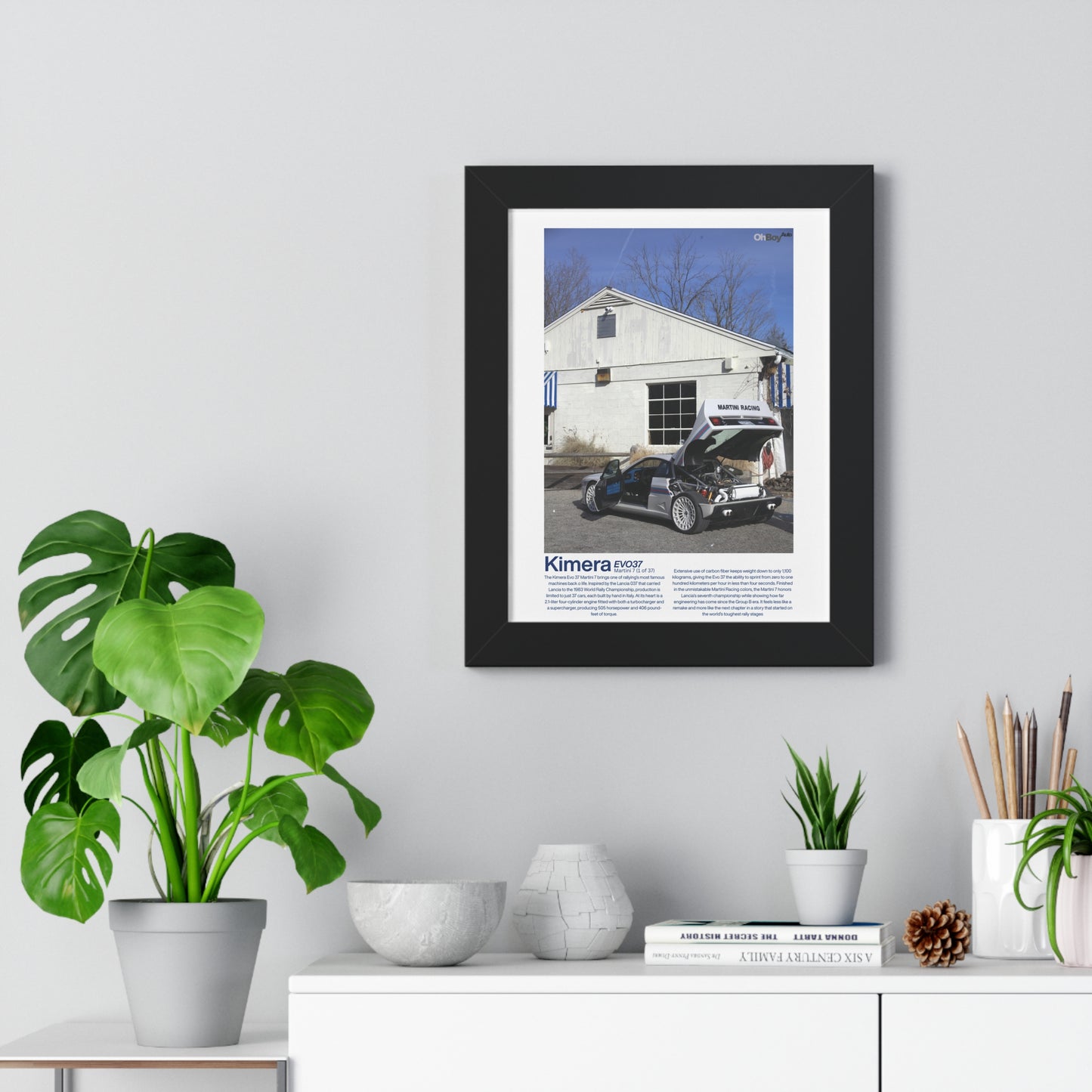 Framed Vertical Poster